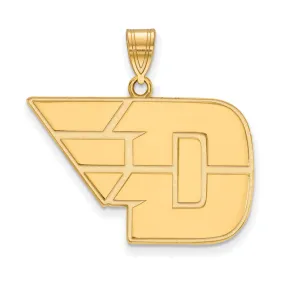 10k Yellow Gold U of Dayton Large Pendant