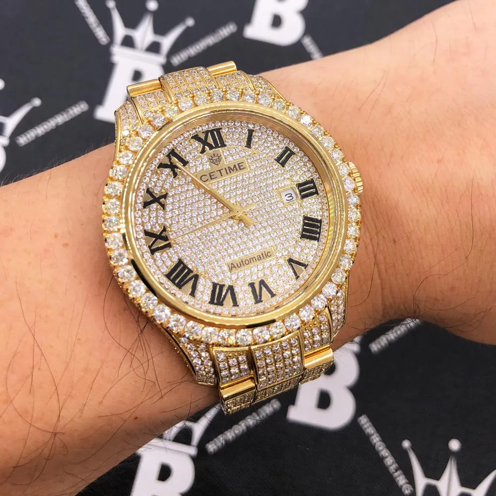 12.00 Carat Diamond Hip Hop Watch IceTime