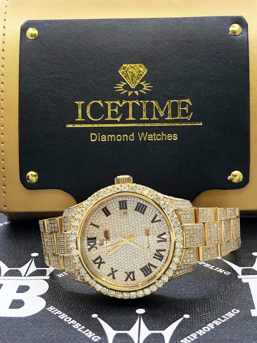 12.00 Carat Diamond Hip Hop Watch IceTime