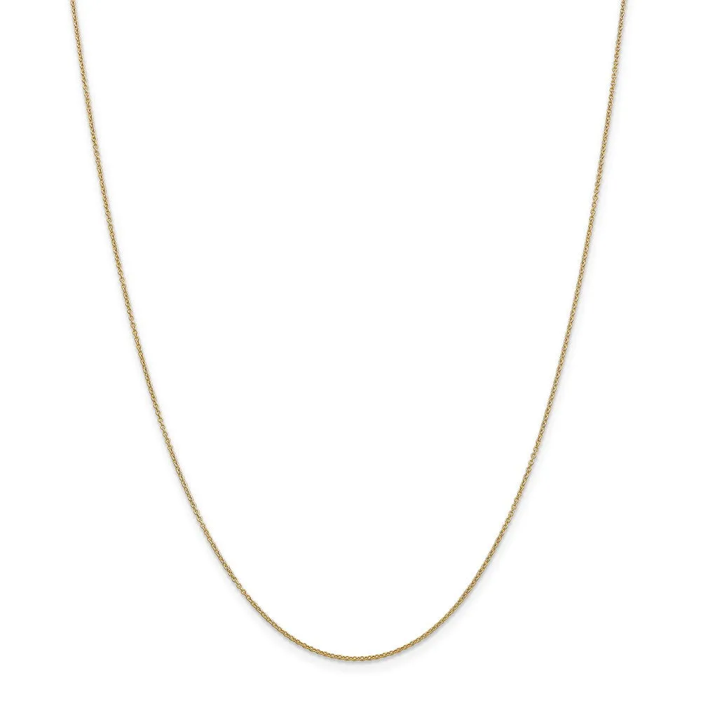 14k Yellow Gold I Love You Hand/Sign Language Necklace