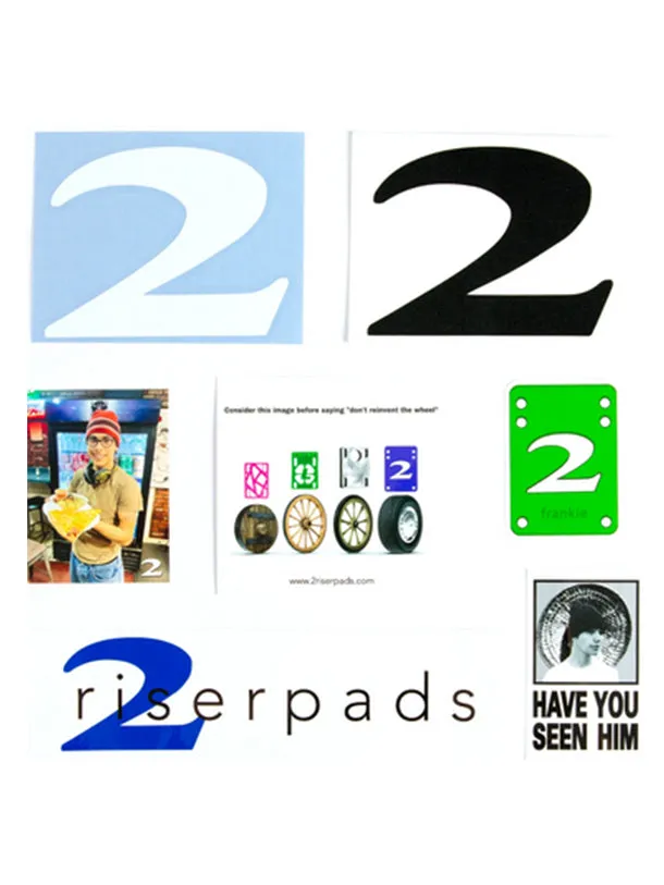 2 Riser Pads Sticker Packs