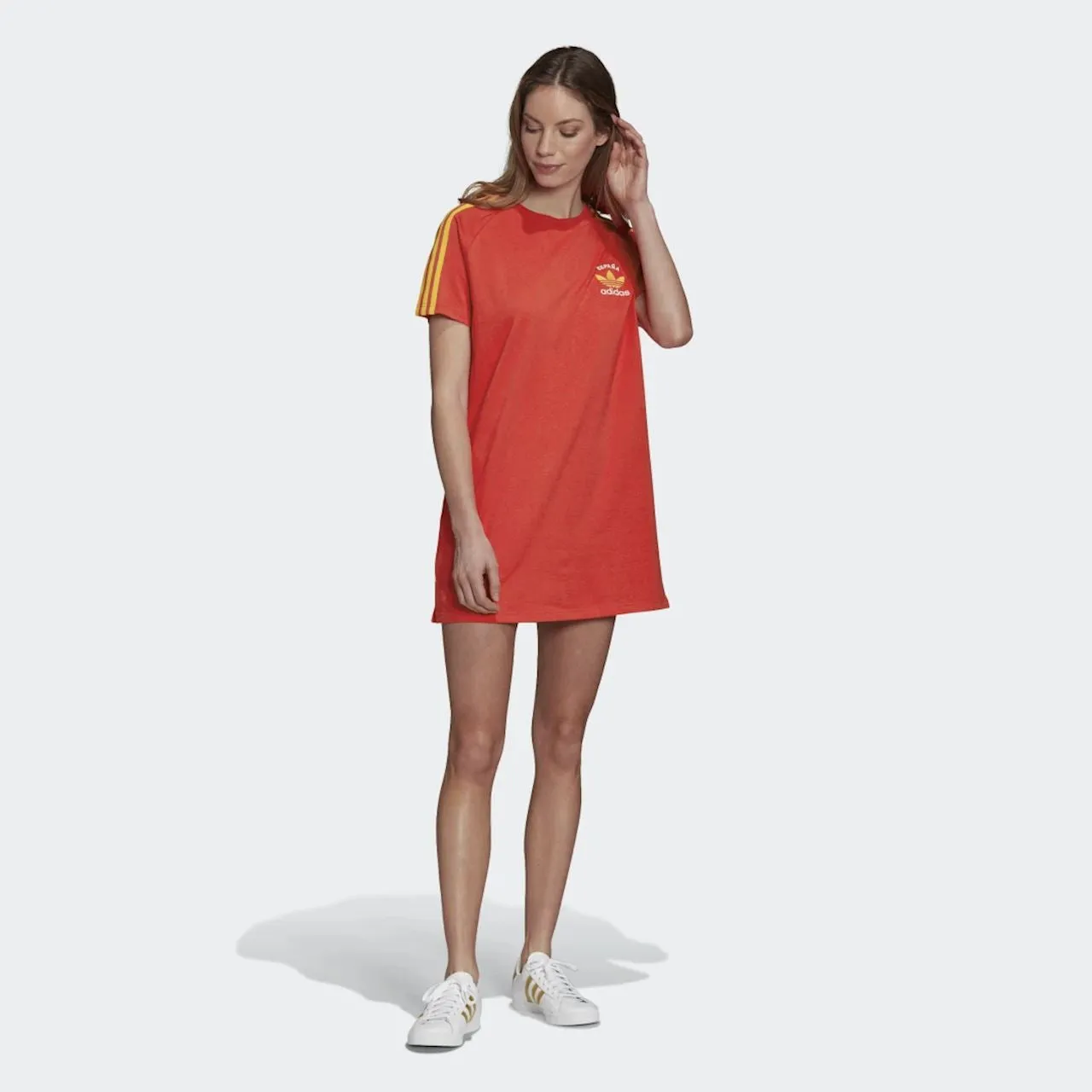 Adidas Originals Women's Spain Tee Dress - Red