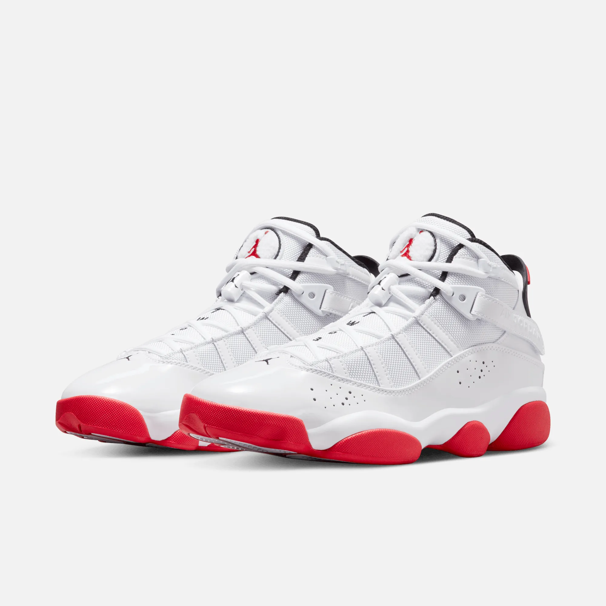 Air Jordan 6 Rings White University Red Black