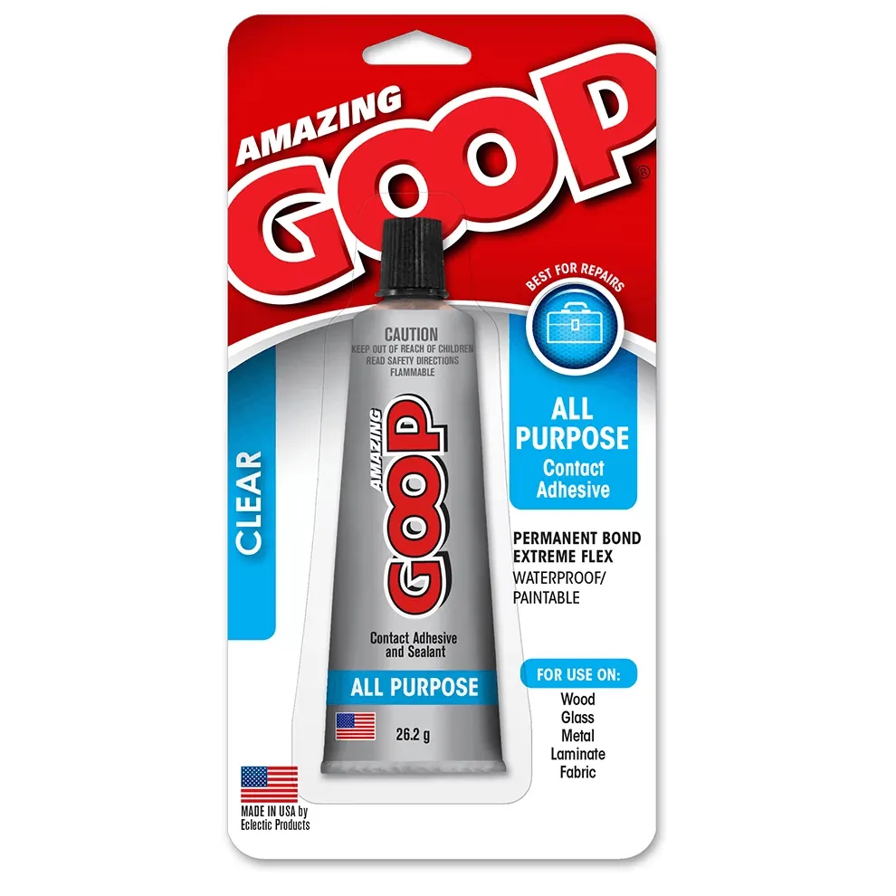 Amazing GOOP All Purpose Adhesive Glue Contact 26.2g Clear Glue Pack 2