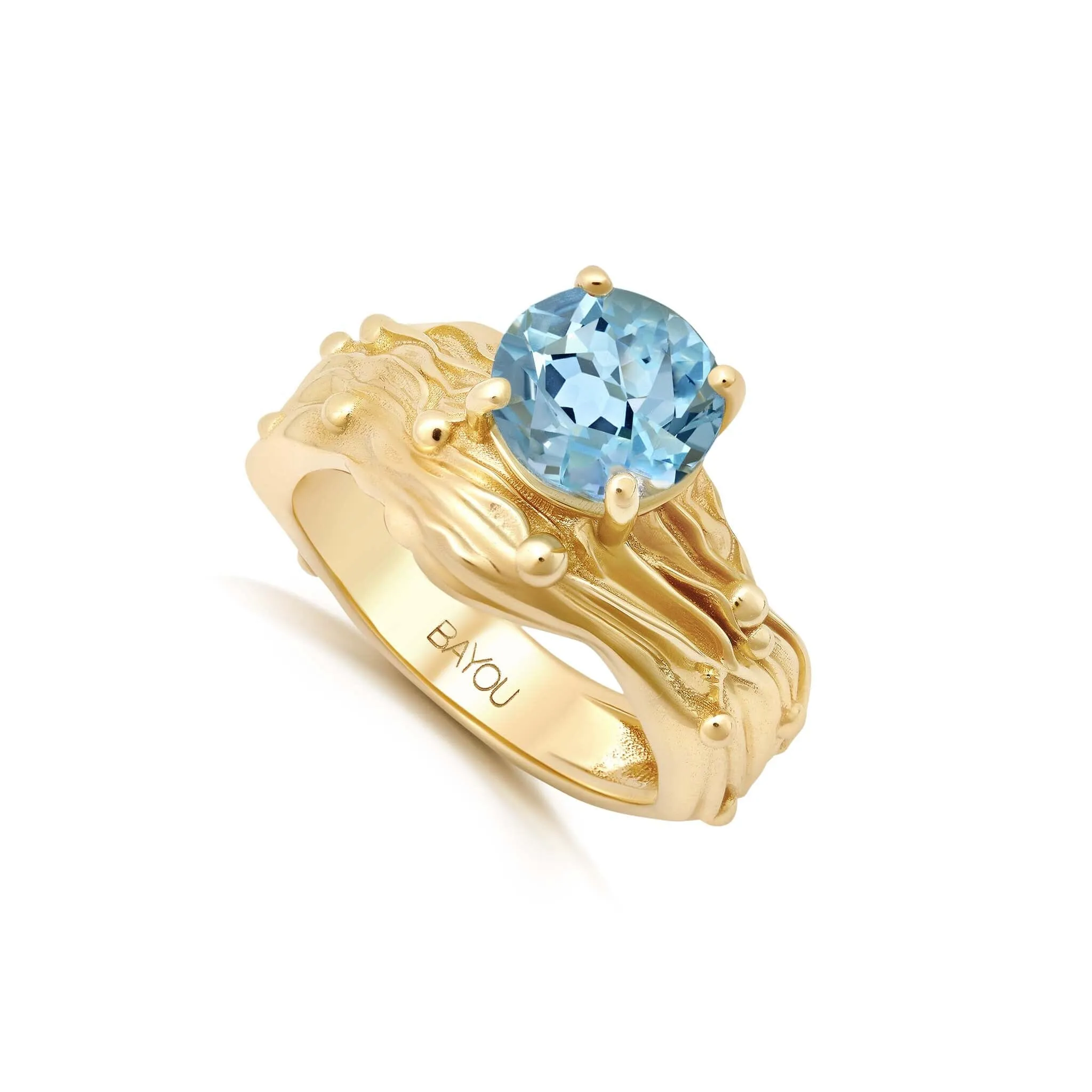 Aquamarine Water Ring