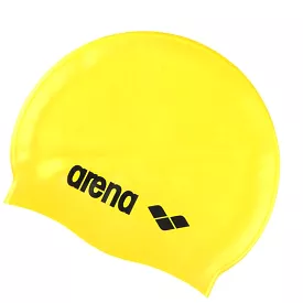 Arena Classic Silicone Swimming Cap | Yellow - Black