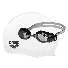 Arena Pool Junior Set | Silver Smoke - White Black