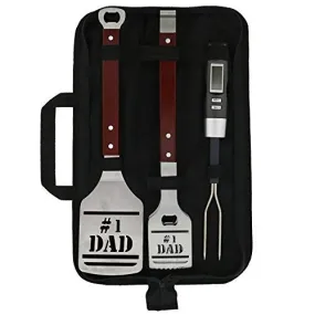 BBQ Grill Tools Set Gift for Dad - Fathers Day Grilling Gift Set ($49.99)