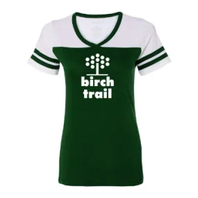 Birch Trail Women's Powder Puff Baseball Tee