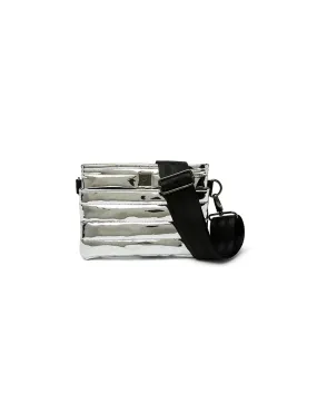 Bum Bag Crossbody, Silver Mirror