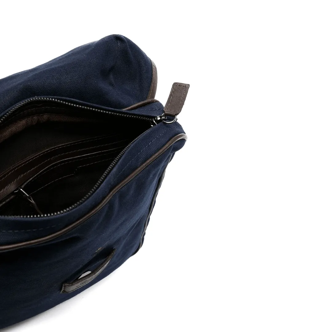 Canvas Crossbody Bag - Navy