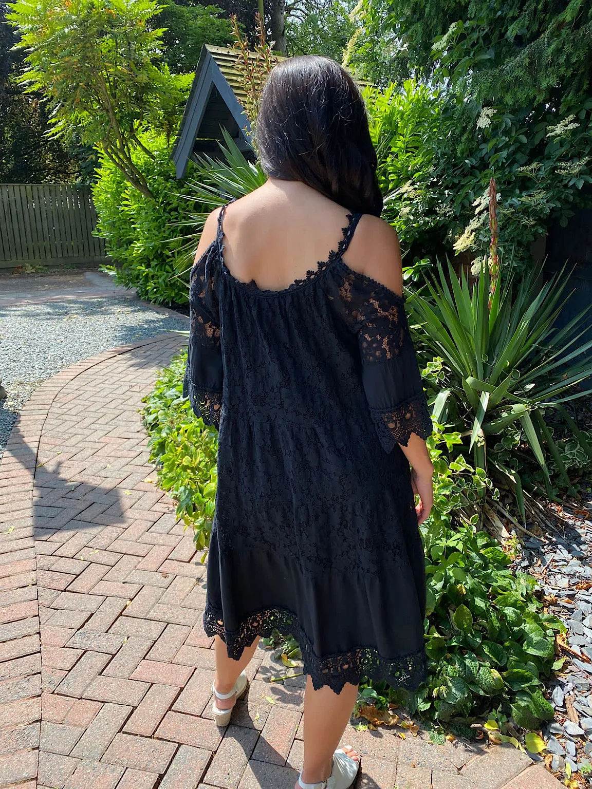 Cold Shoulder Lace Dress Florence