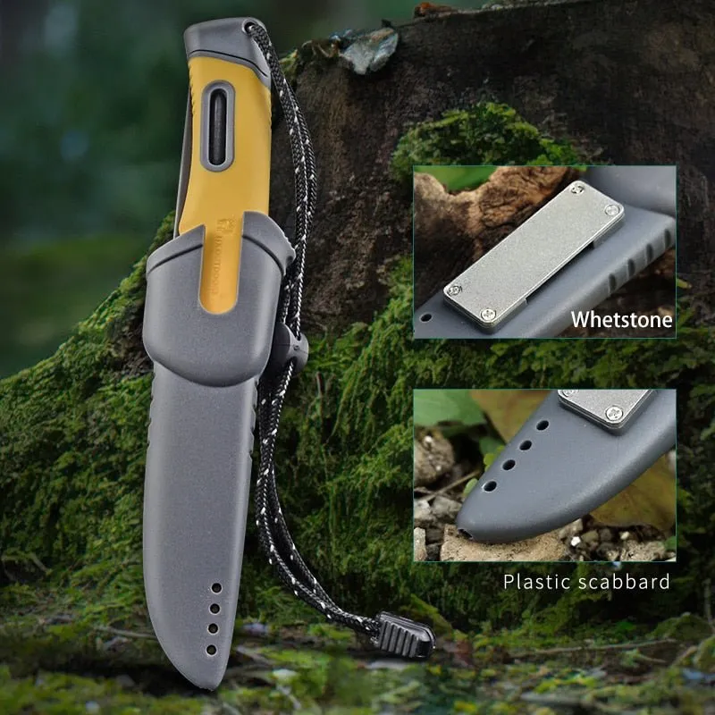 Couteau de bushcraft / survie en acier inoxydable lame 5CR15MOV HX - Bushcraft Knives