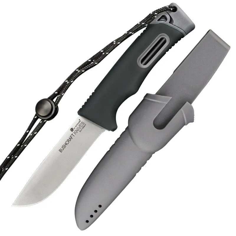 Couteau de bushcraft / survie en acier inoxydable lame 5CR15MOV HX - Bushcraft Knives