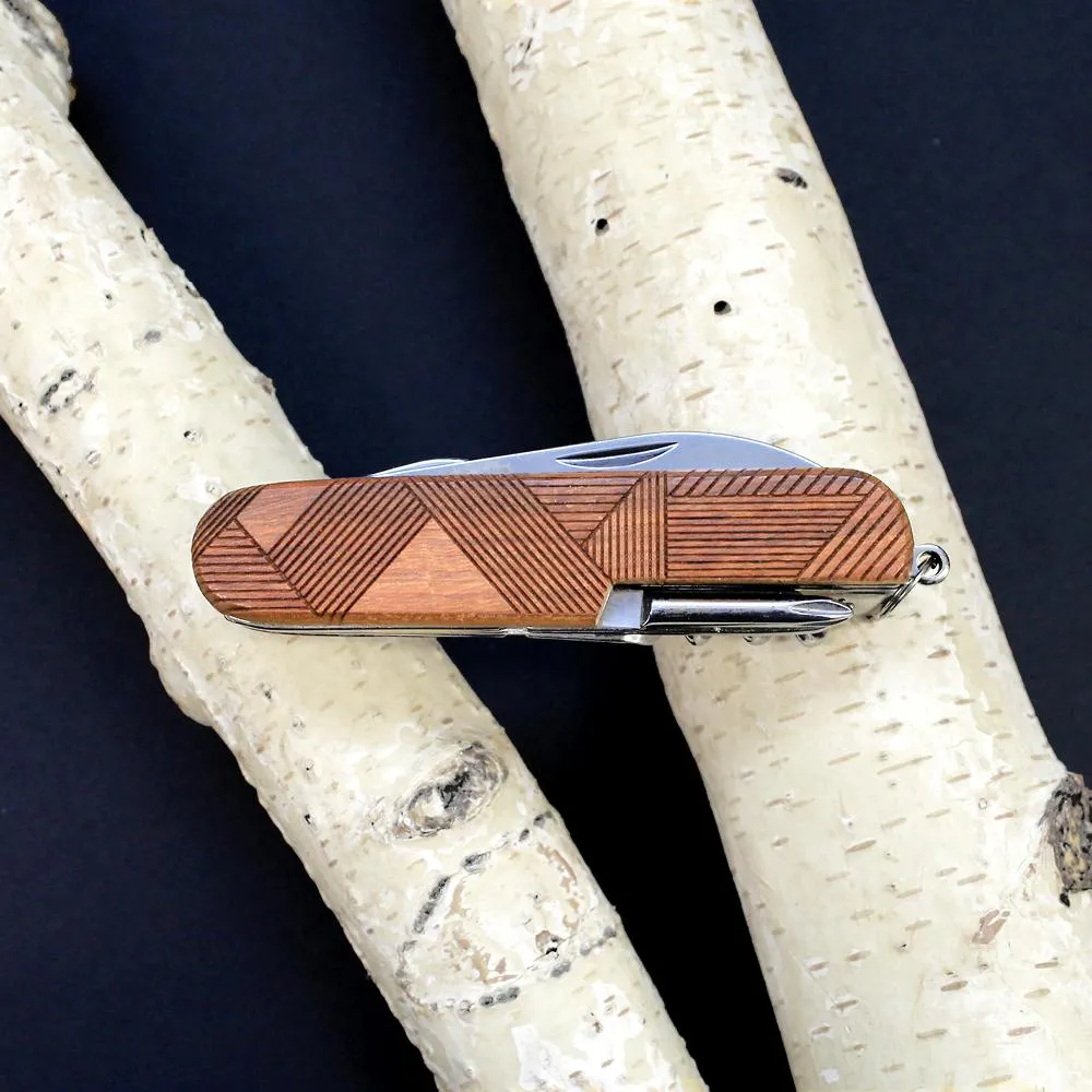 Customizable 7-Tool Pocket Knife with Engraved ARCHITECT Design