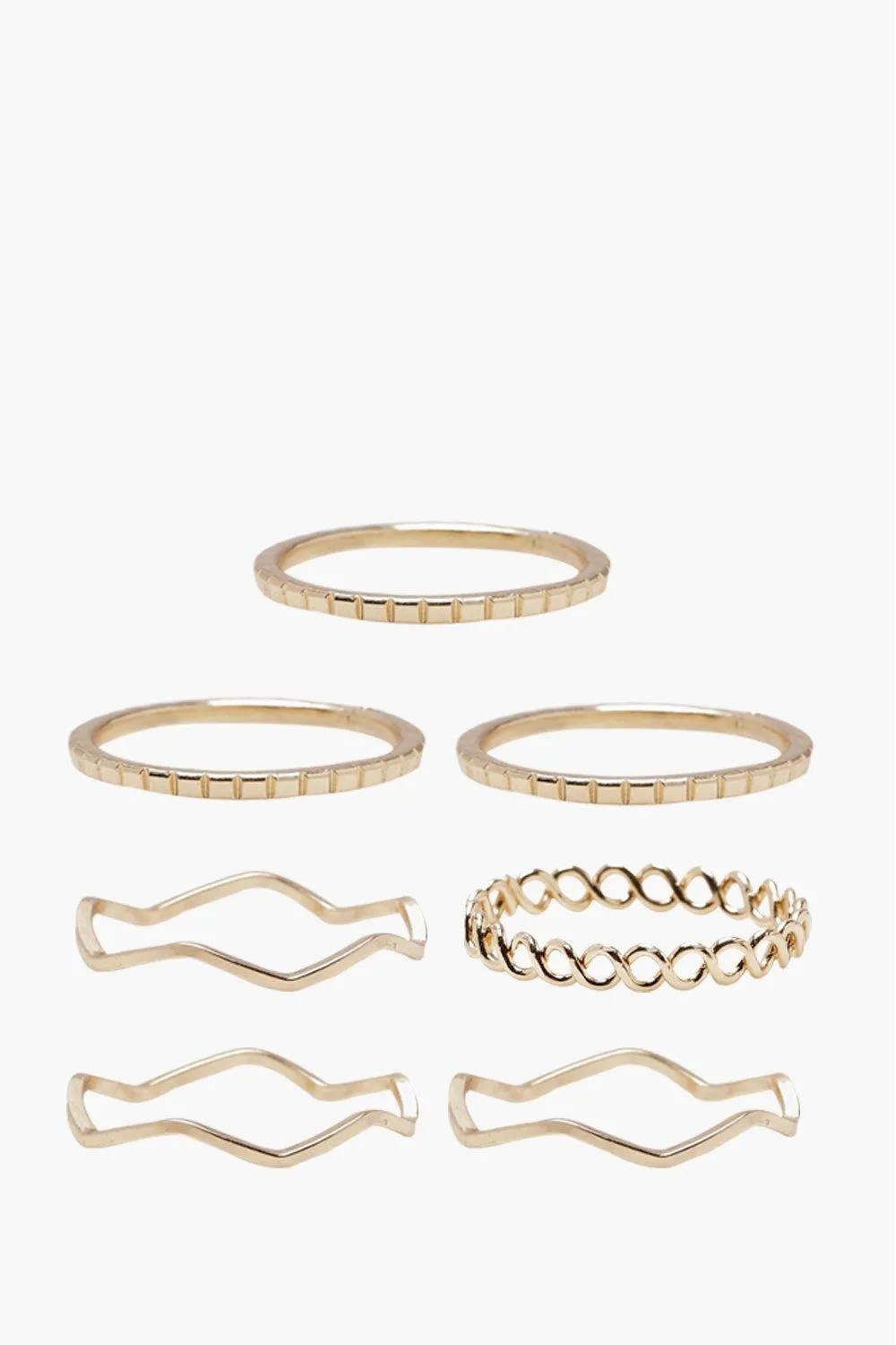 Delicate Rings 7 Pack