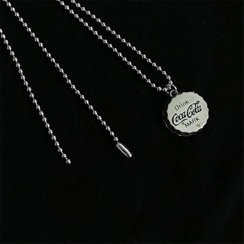 Drink Coca Cola Medallion Necklace