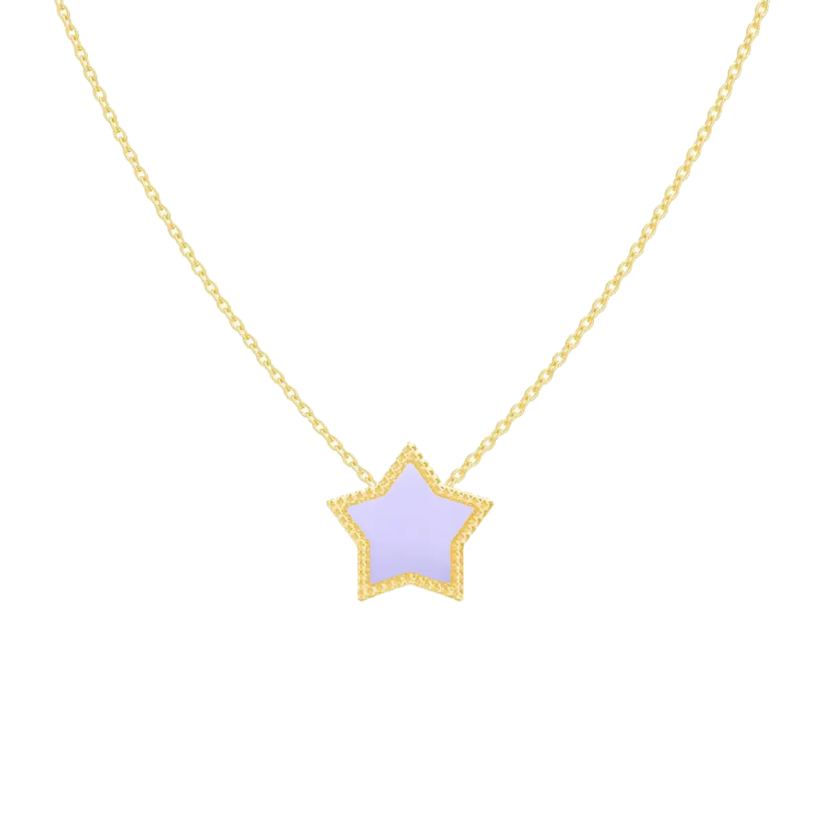 Enamel Star Necklace