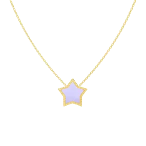 Enamel Star Necklace