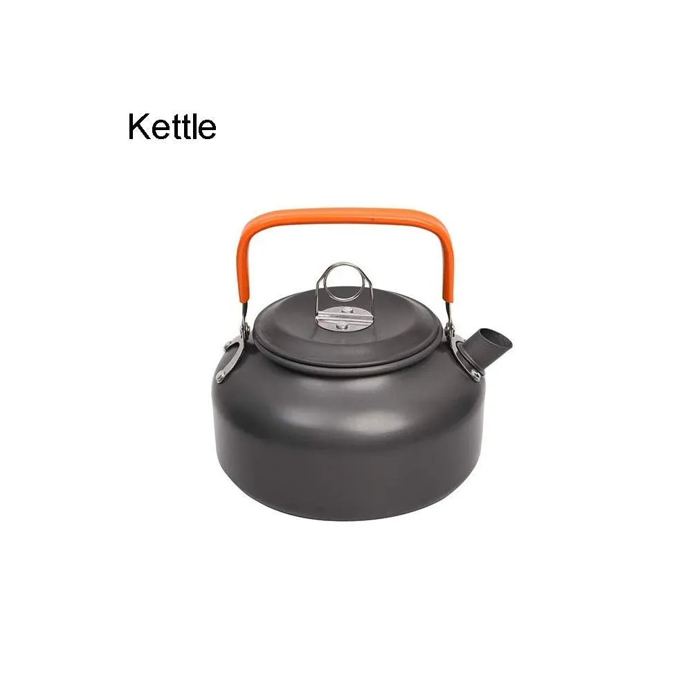 Ensemble kit de cuisine popote camping en aluminium LISM - Outdoor kit