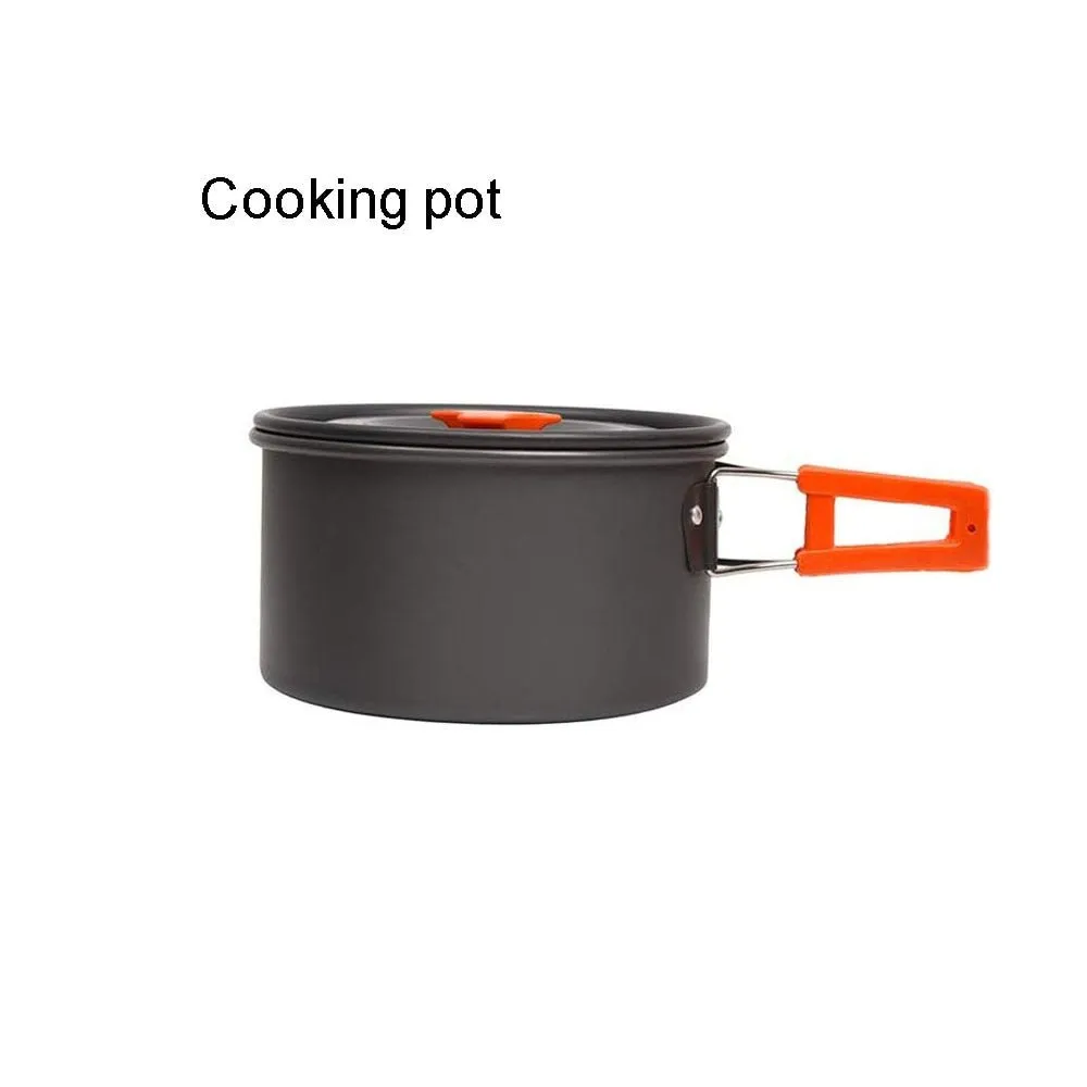 Ensemble kit de cuisine popote camping en aluminium LISM - Outdoor kit