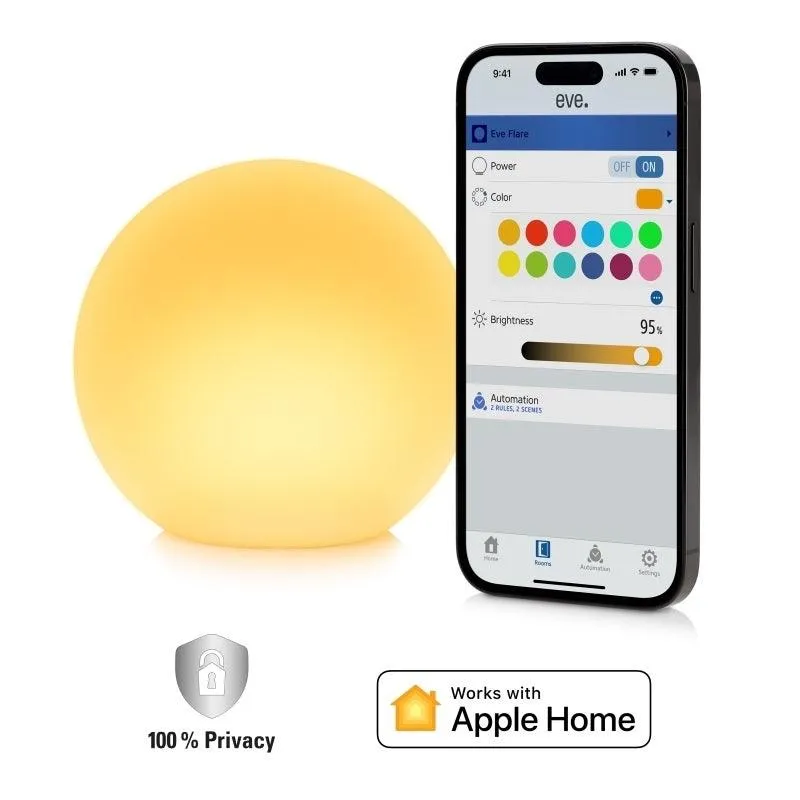 Eve Flare Portable Smart LED Lamp with Apple HomeKit Technology