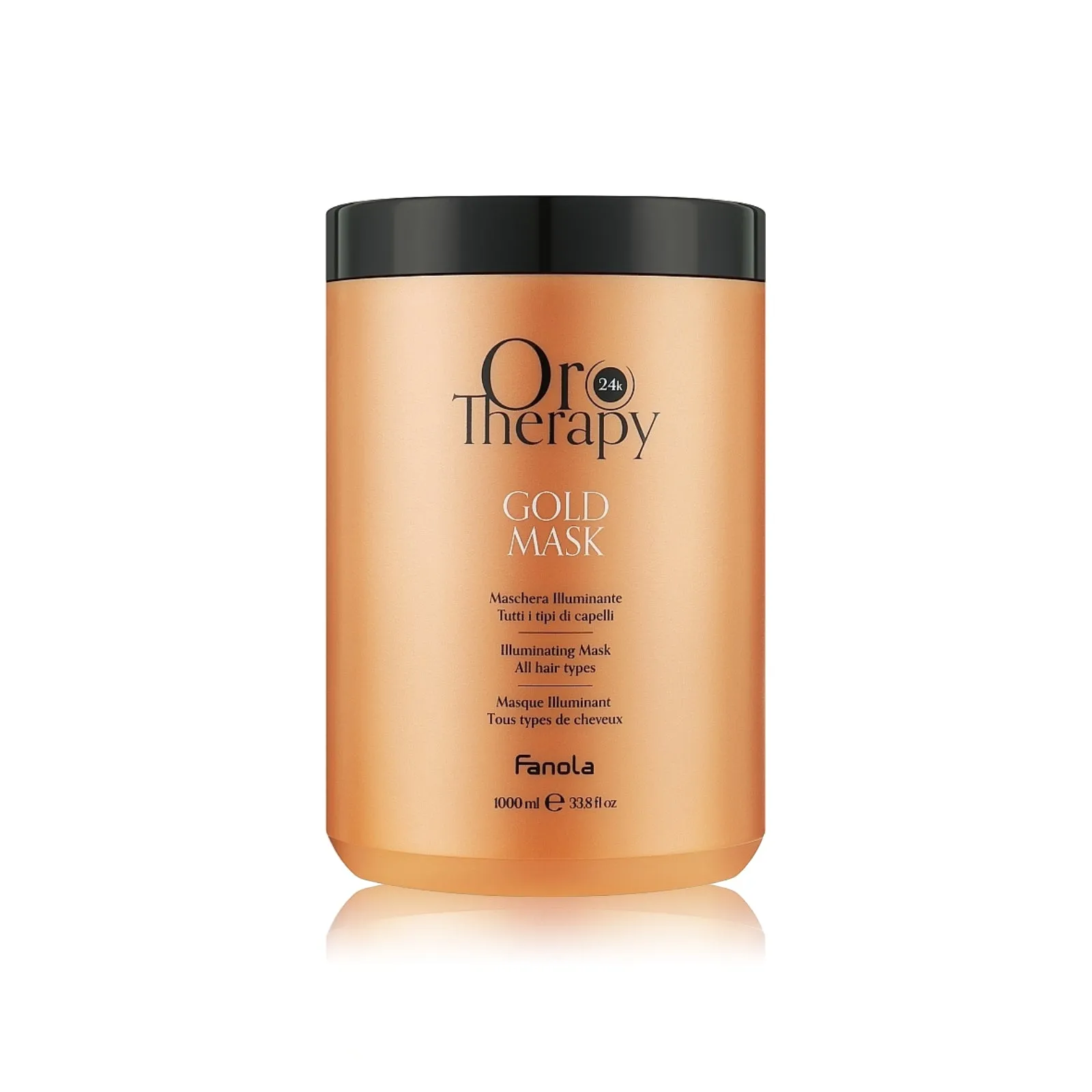 Fanola Orotherapy Gold Mask Illuminating Hair Mask for All Hair Types 1000ml