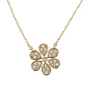 Flower Diamond Pendant