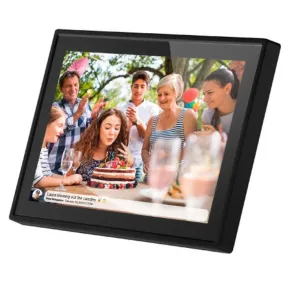 Frameo 10.1 Smart WiFi Digital Photo Video Frame Black