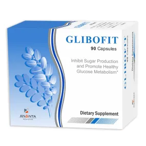 GLIBOFIT Ananta Medicare Limited Inhibit Sugar Production & Promote Healthy Glucose Metabolism, Dietary Supplement - 90 Capsules