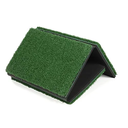 Golf Turf Grass Mat Foldable Practice Hitting Mat - 24x12 Golf Practice Mats