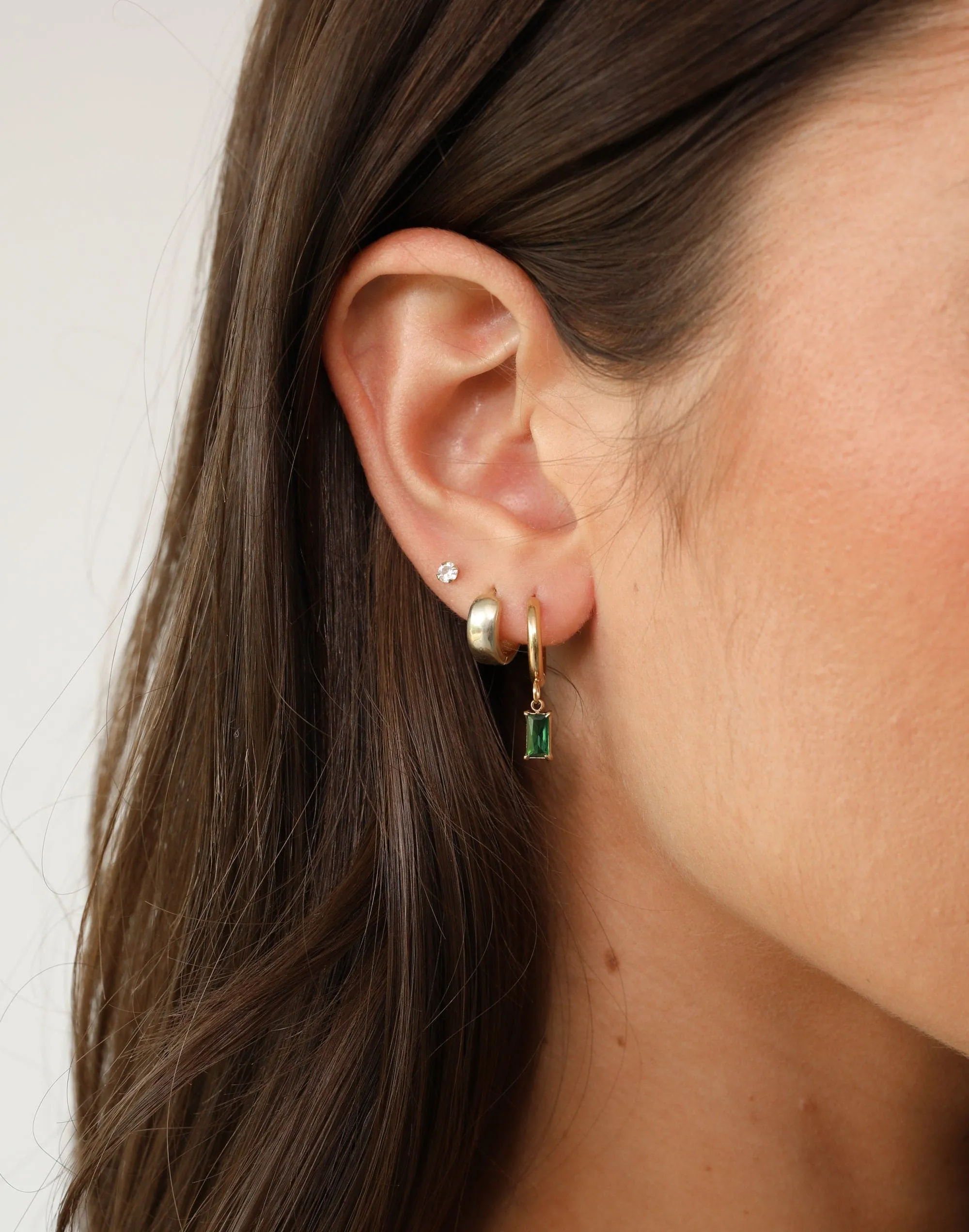 Hannah Earrings (Emerald)