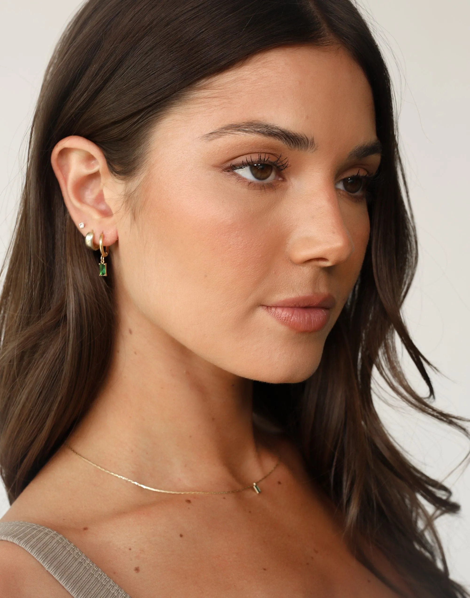 Hannah Earrings (Emerald)