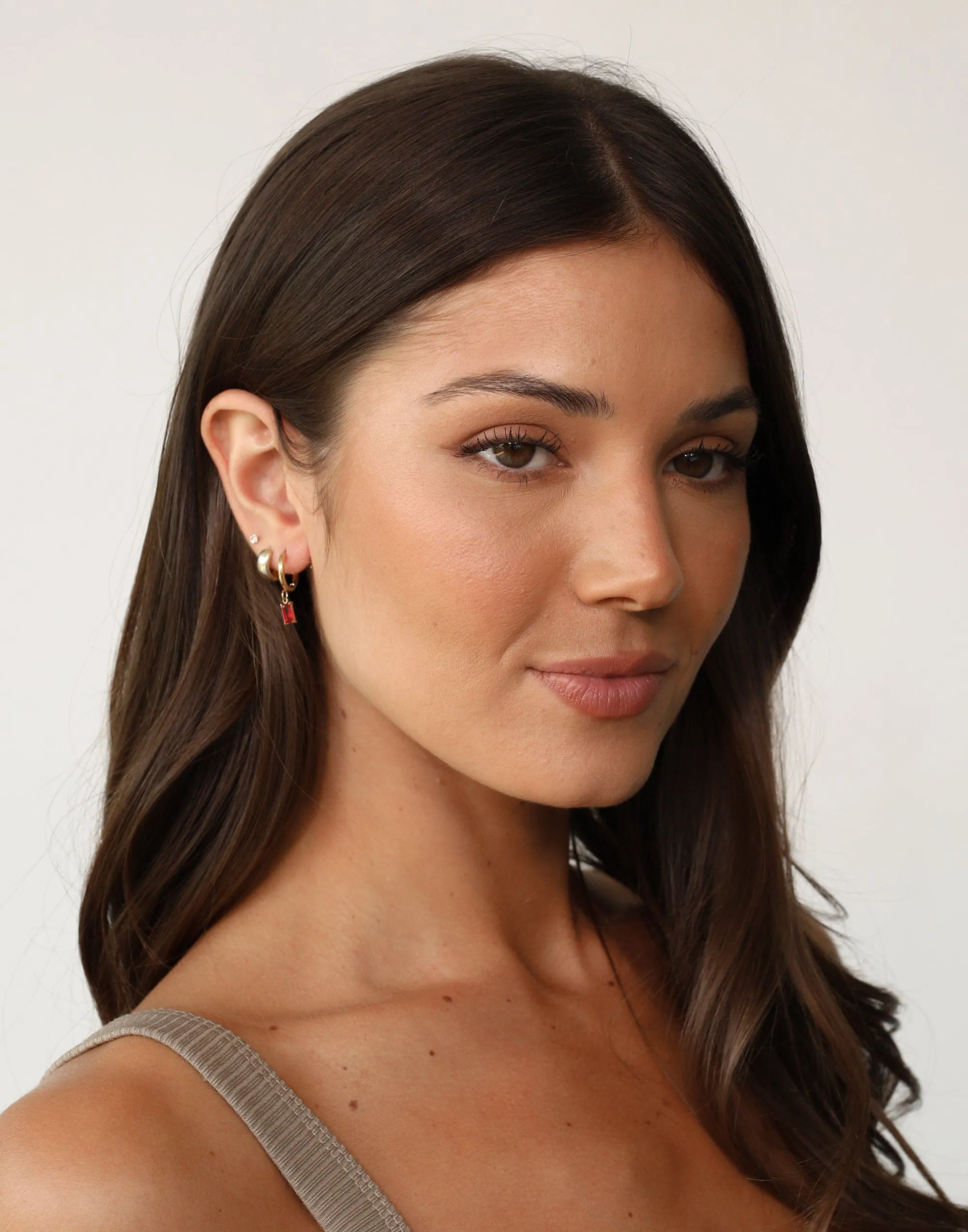 Hannah Earrings (Ruby)