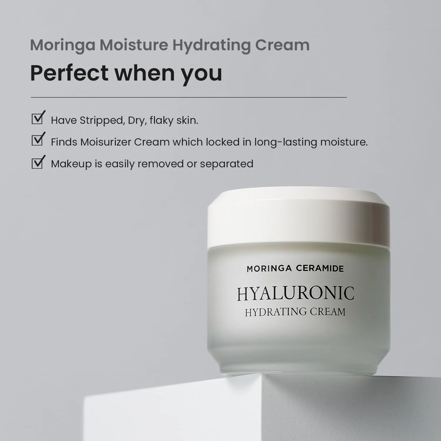 Heimish Moringa Ceramide Hyaluronic Hydrating Cream - 50ML