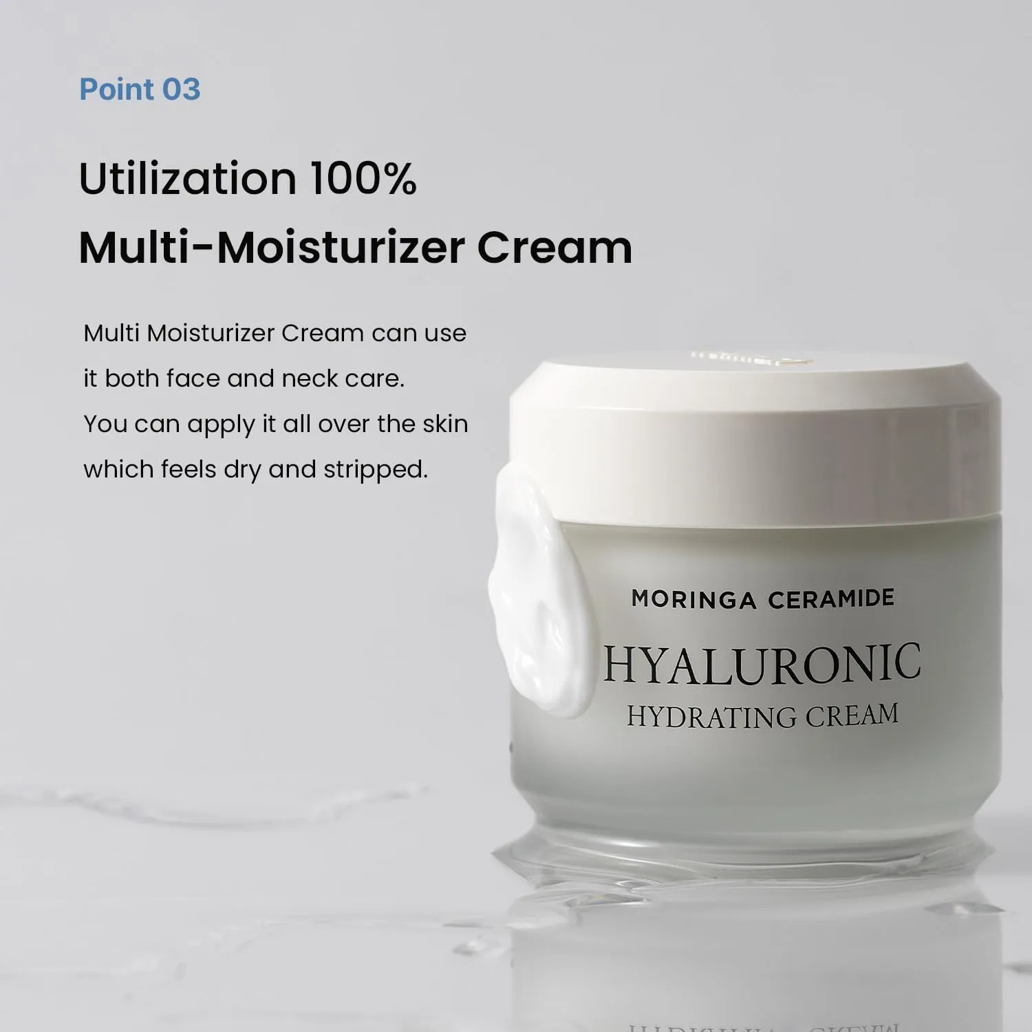 Heimish Moringa Ceramide Hyaluronic Hydrating Cream - 50ML