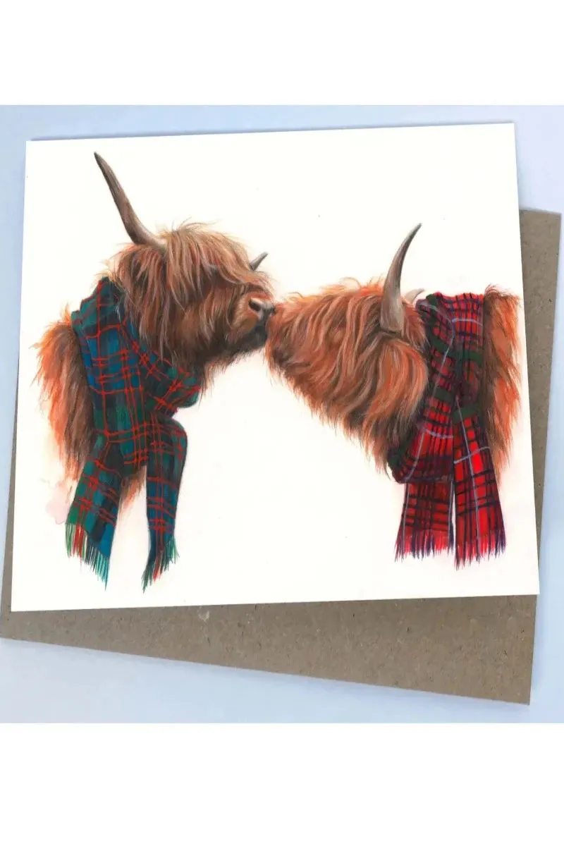 Highland Cow Greetings Card Set (6)