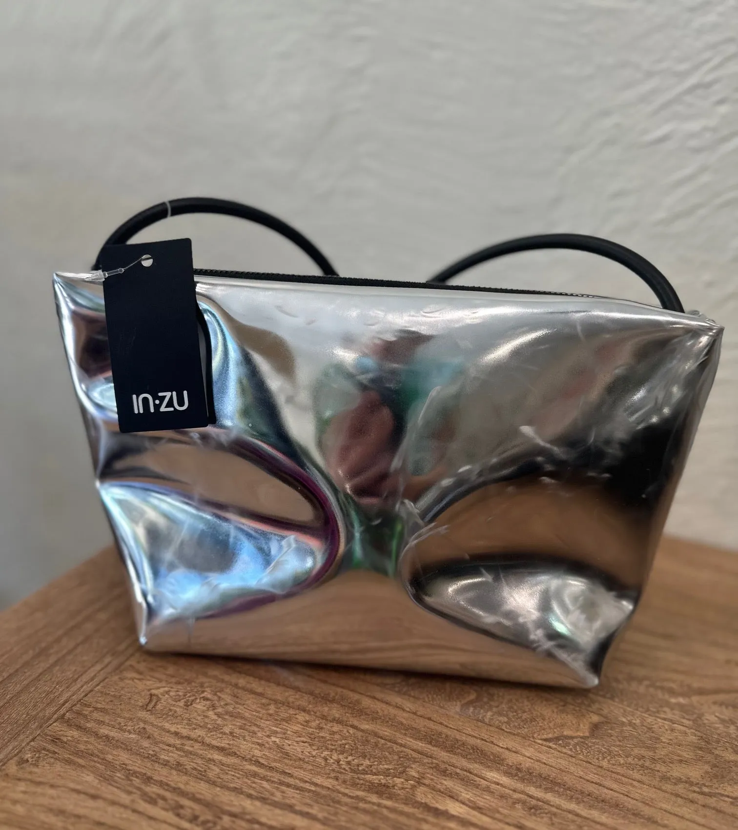 InZu Mouse Silver Crossbody Bag