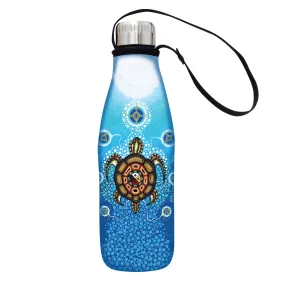 James Jacko Medicine Turtle Water Bottle and Sleeve