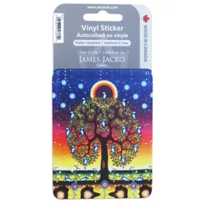 James Jacko Tree of Life Vinyl Sticker