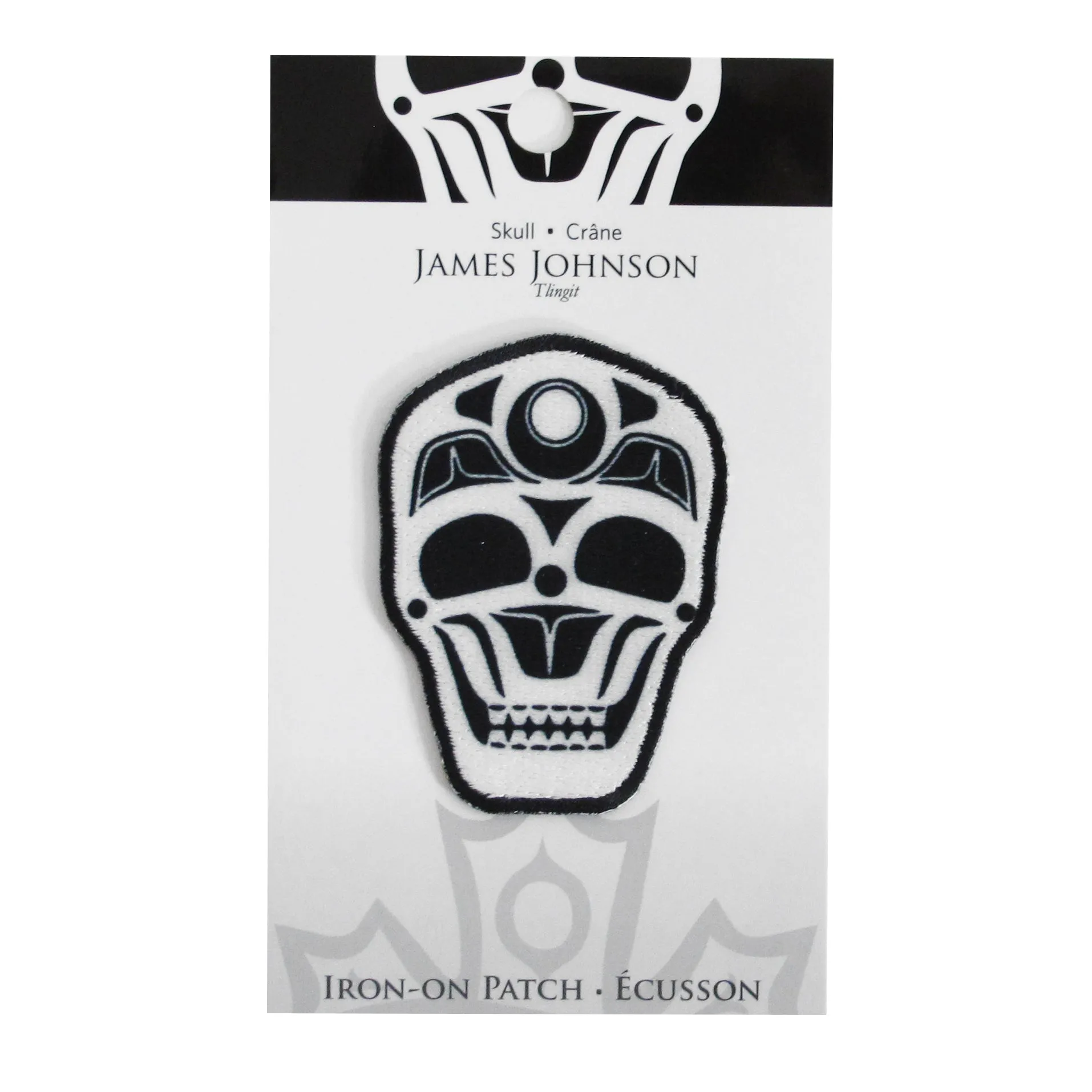 James Johnson Skull Iron-on Patch