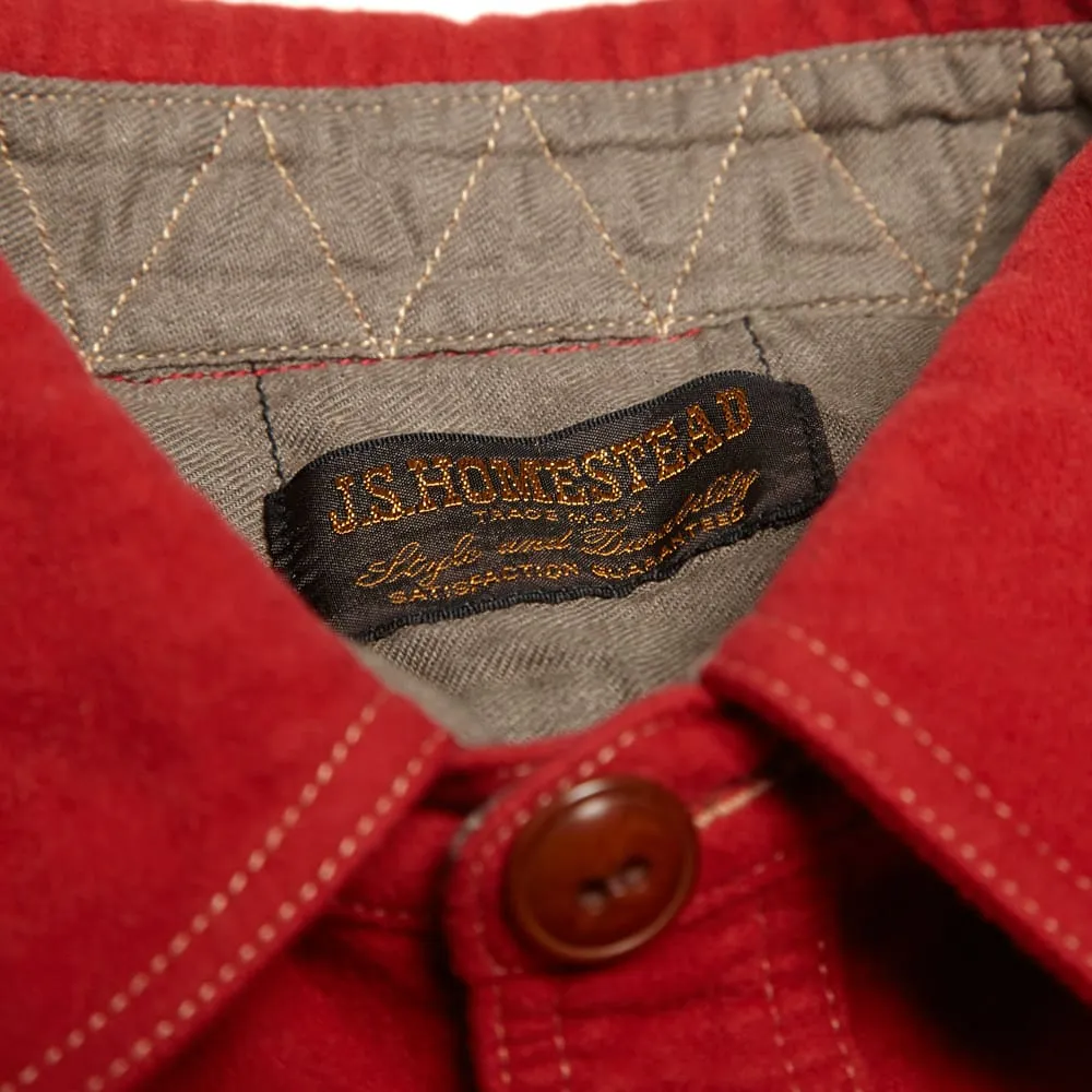 J.S. Homestead Hunting CPO Shirt JacketRed