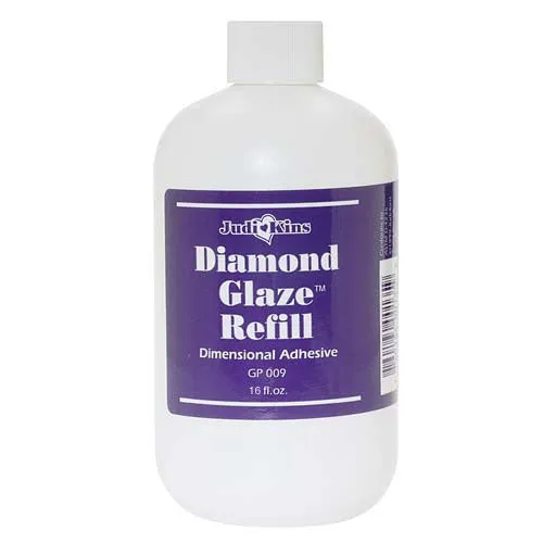 JudiKins Diamond Glaze Water Based Adhesive Refill (16 Fl. Oz.)