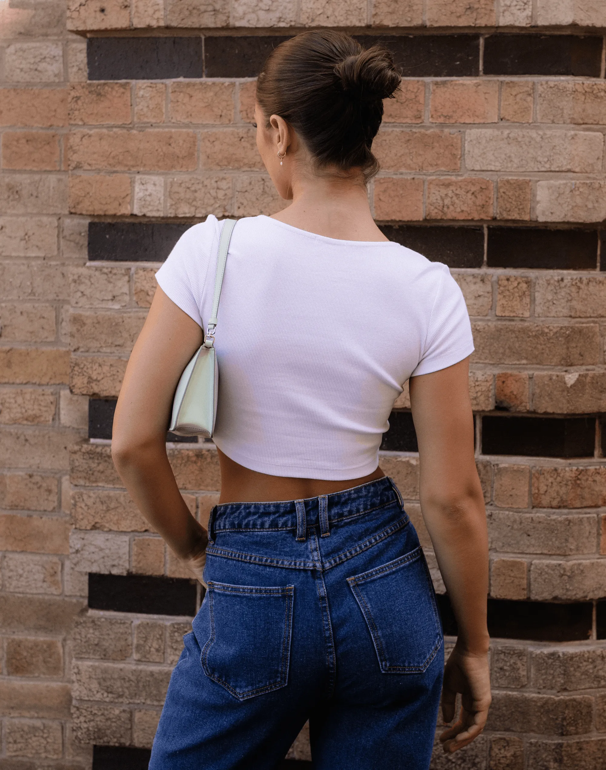 Kenz Crop Top (White)