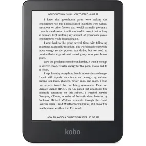 Kobo Clara 2E Digital Text Reader eReader 6 Display 16 GB Flash Wireless LAN Bluetooth USB Type C Deep Ocean