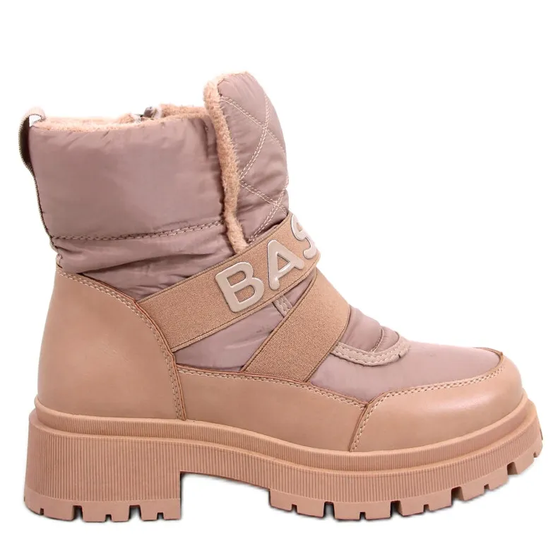 Little Khaki women's snow boots beige