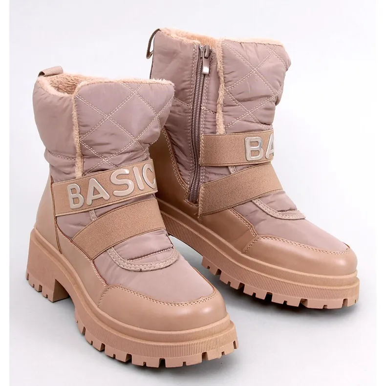 Little Khaki women's snow boots beige