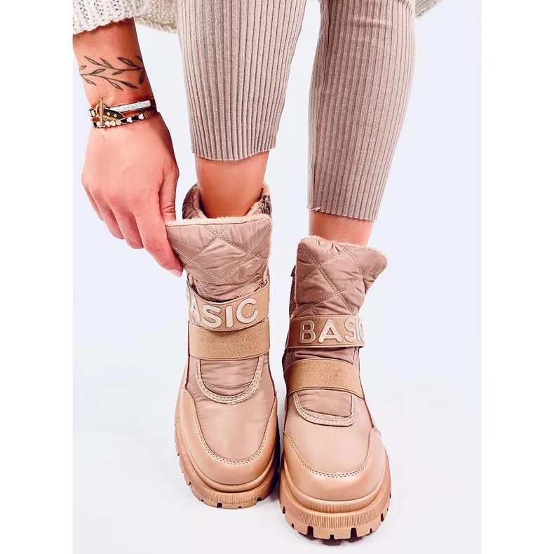 Little Khaki women's snow boots beige