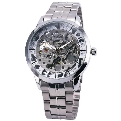 Luxury Skeleton Retro Men's Automatic Mechanical Wristwatches