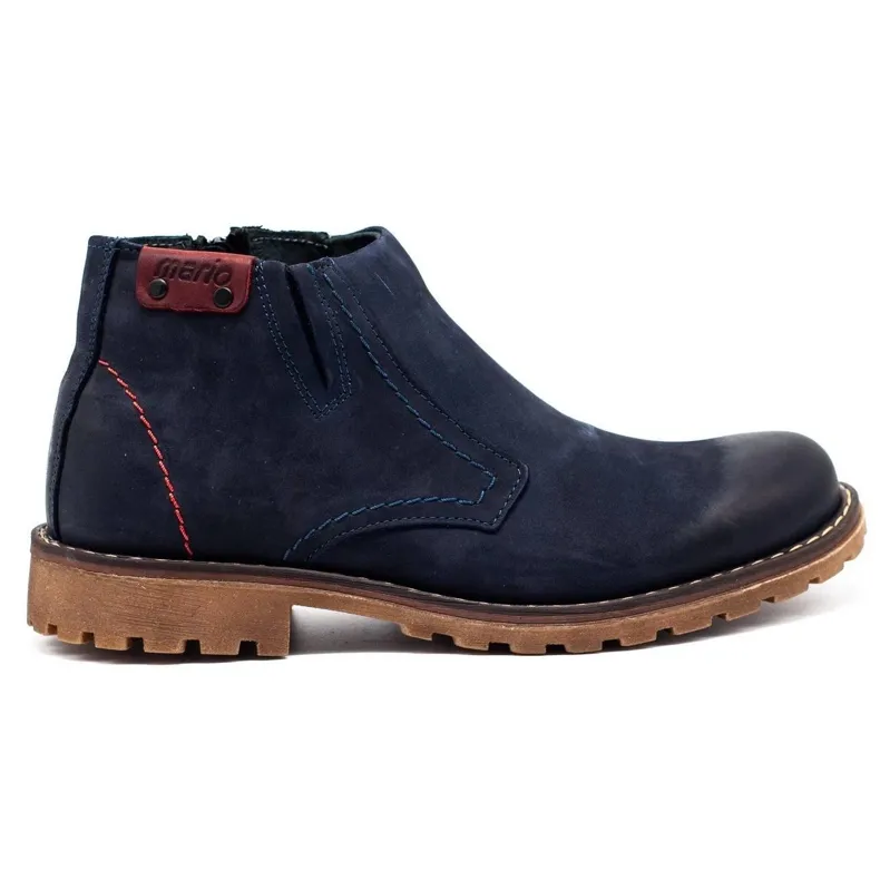 Mario Pala Snow boots 815 navy blue